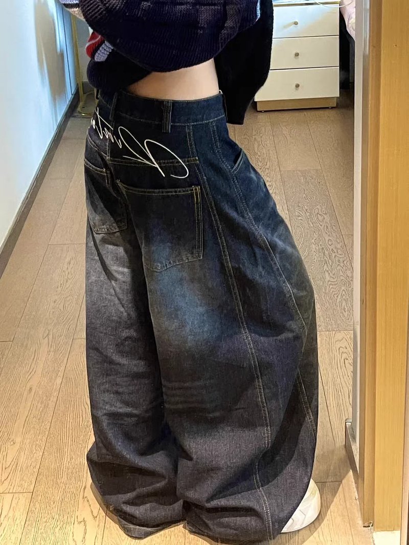 Vintage Y2K Baggy Jeans for Women