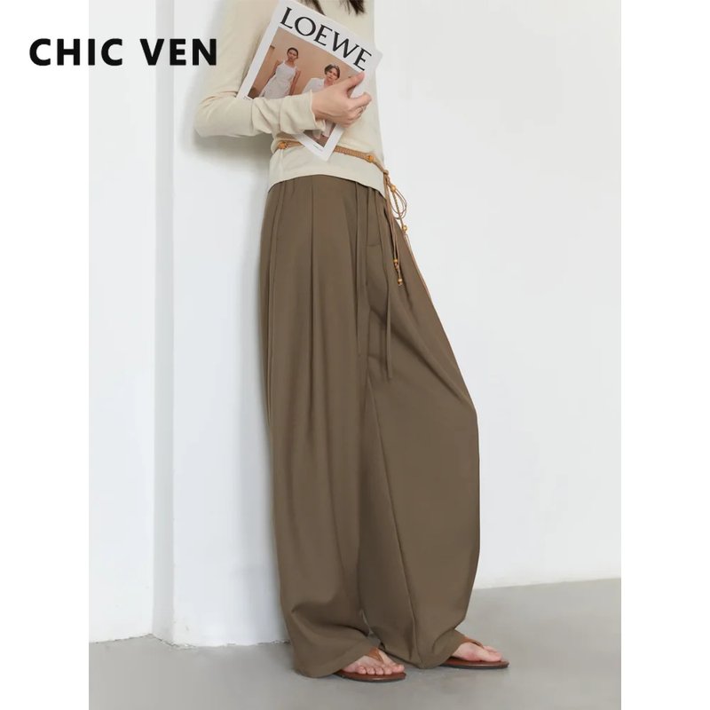 Chic Wide Leg Casual Pants