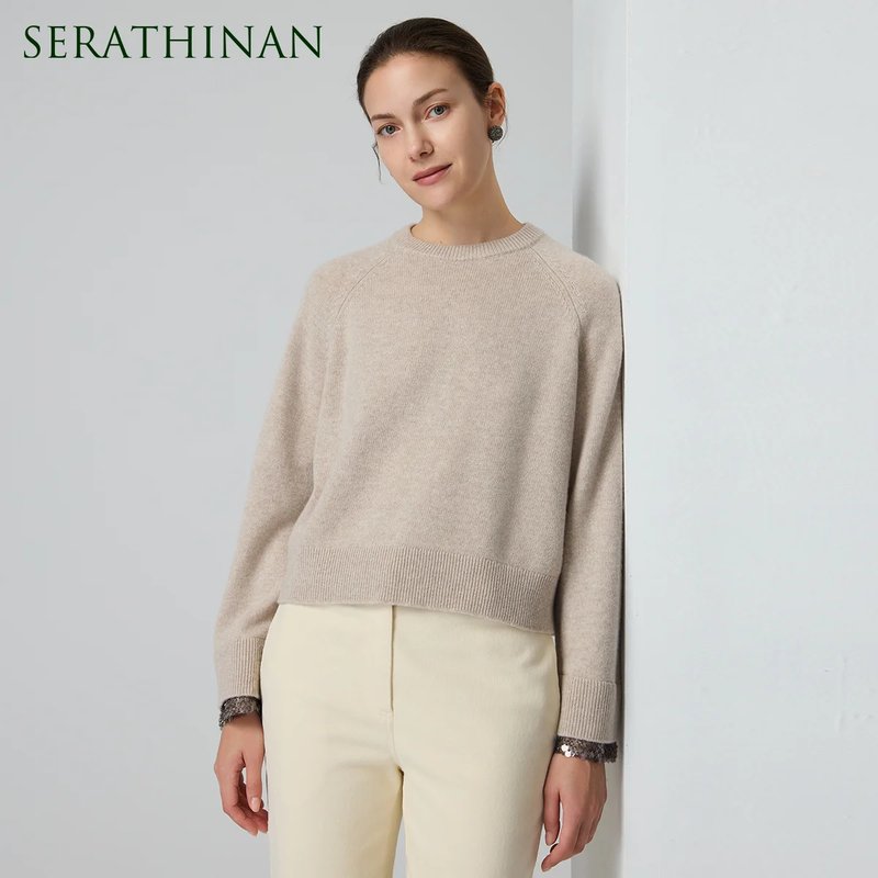 Luxury Wool Knit Pullover Sweater