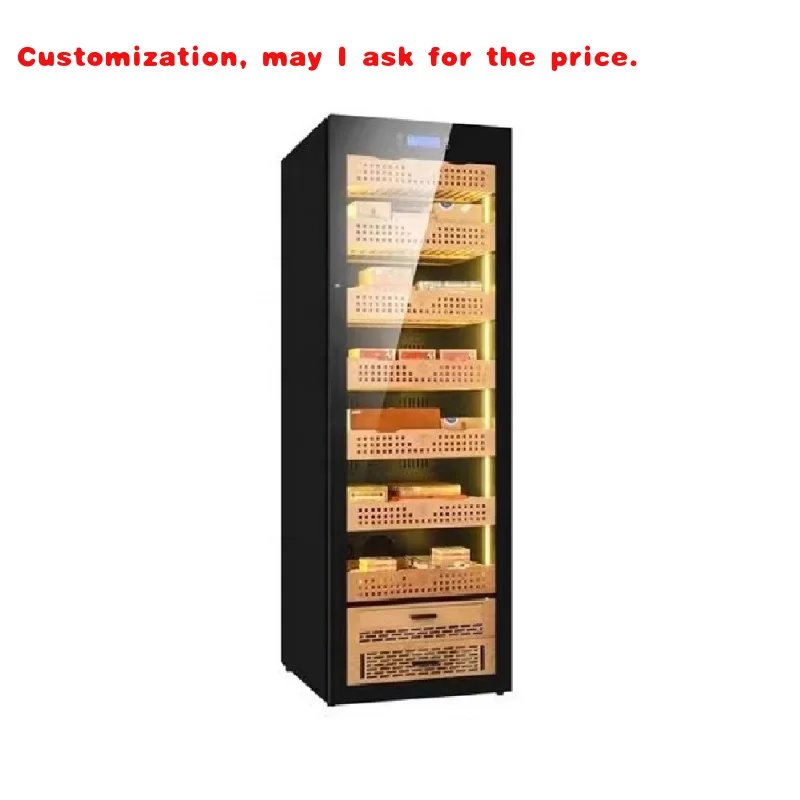 Luxury Wooden Cigar Humidor Cabinet