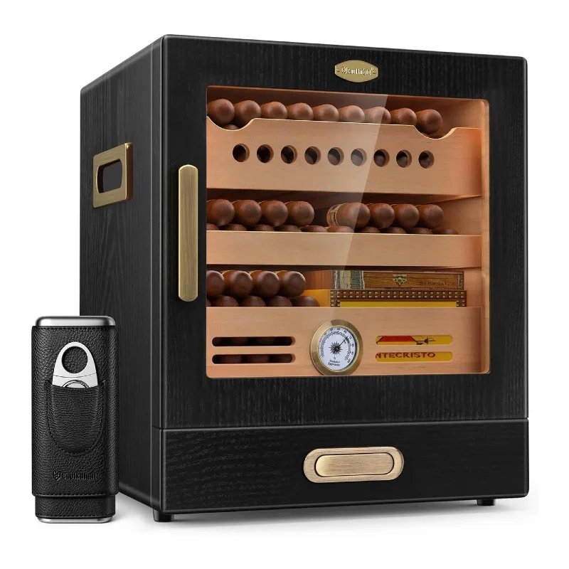 Elegant Cigar Humidor Cabinet