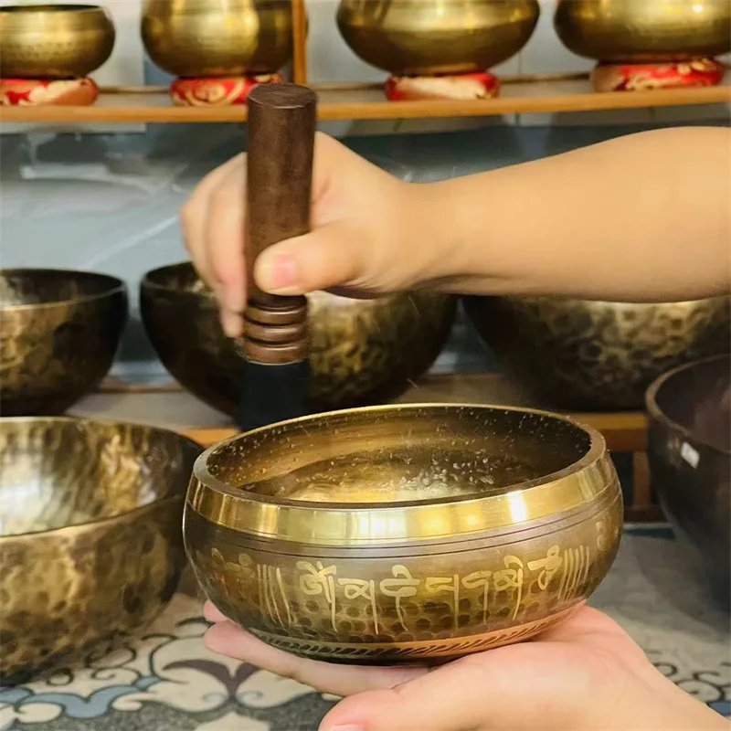Handmade Tibetan Brass Singing Bowl