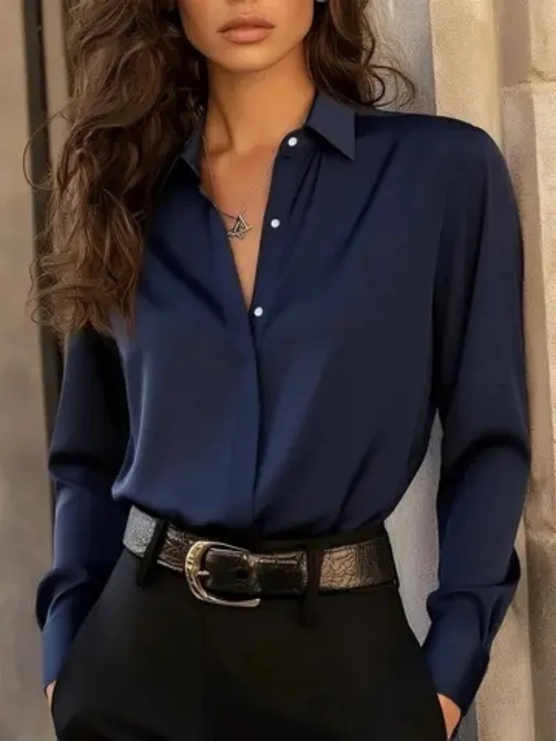 Elegant Women's Long Sleeve Blouse