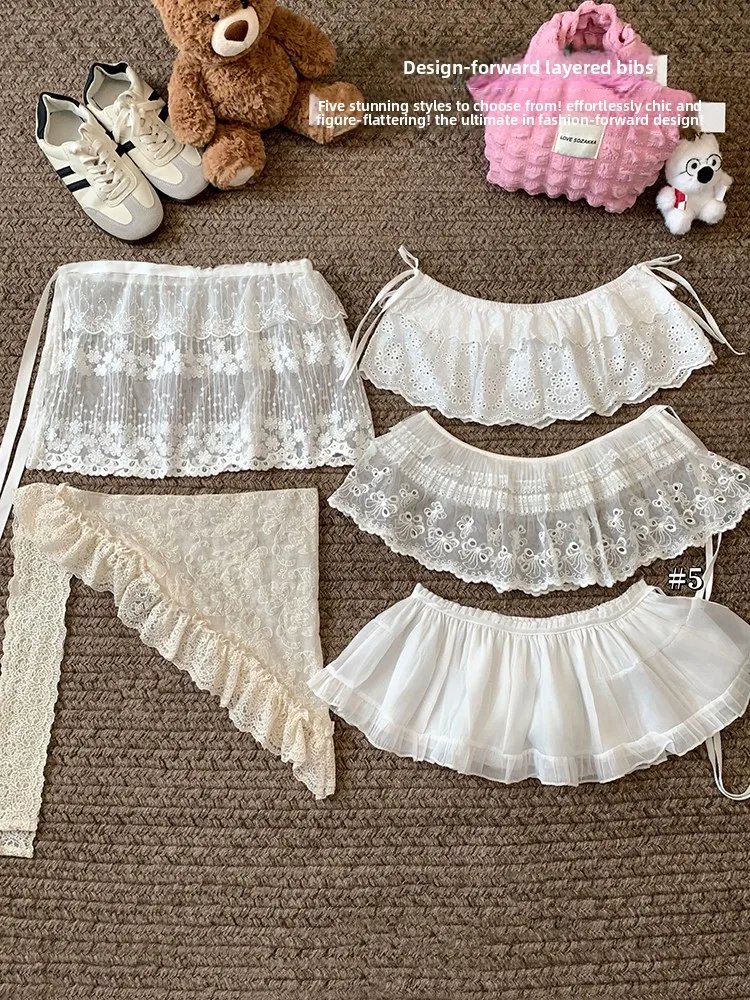 Chic White Lace A-Line Skirt
