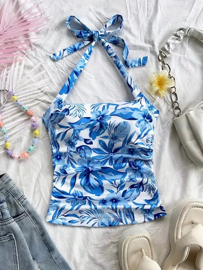 Chic Backless Cropped Top