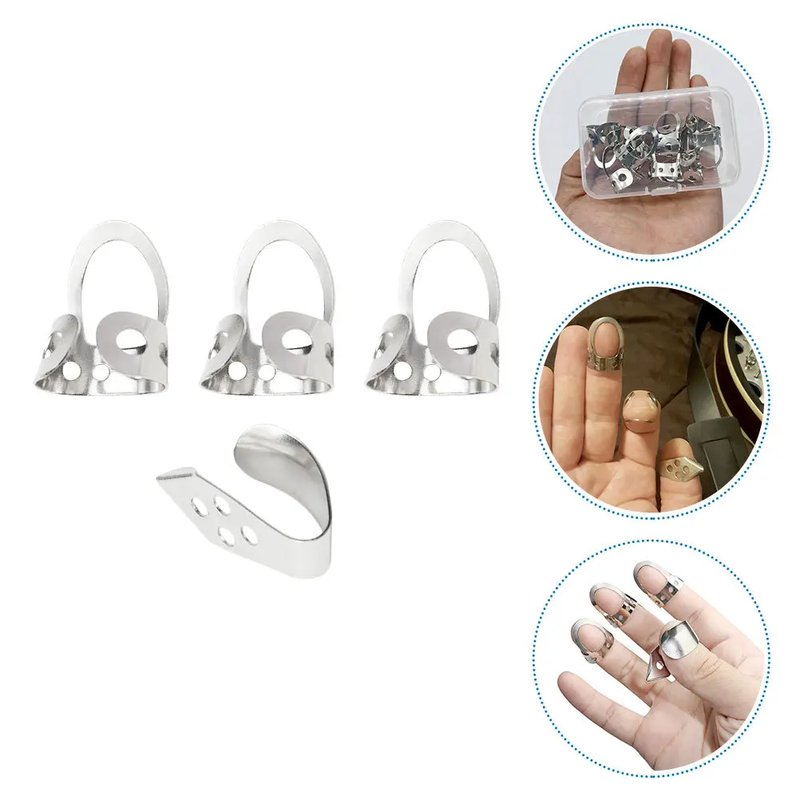 Ergonomic Brass Guitar Thumb Picks