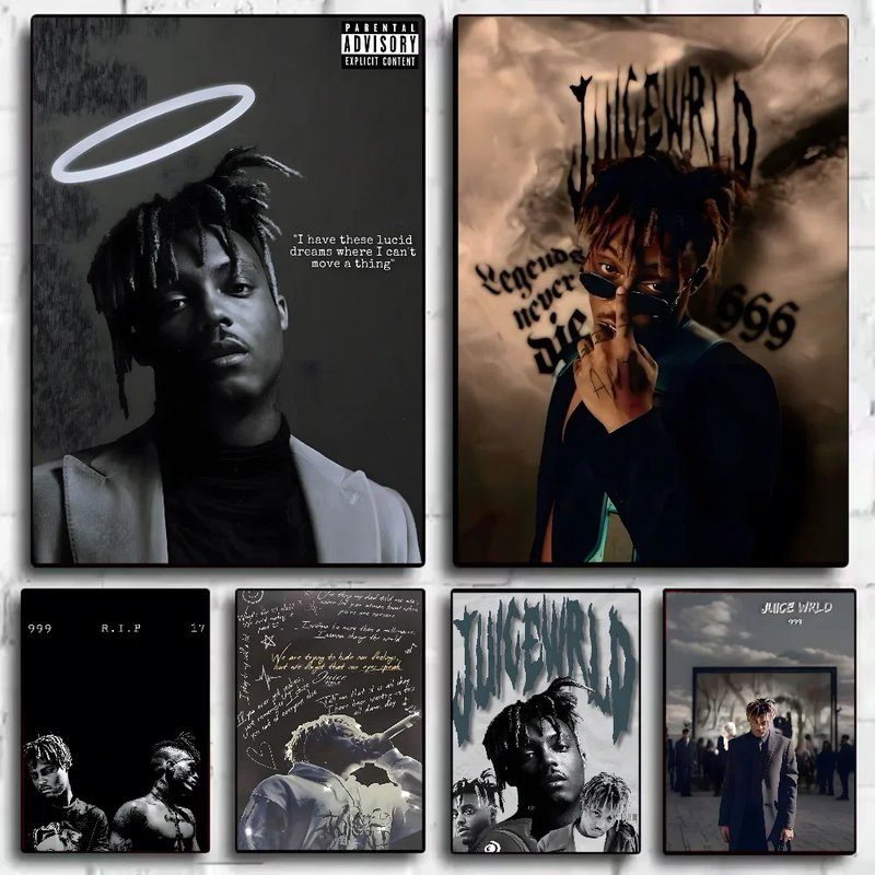 Juice WRLD Hip Hop Wall Art