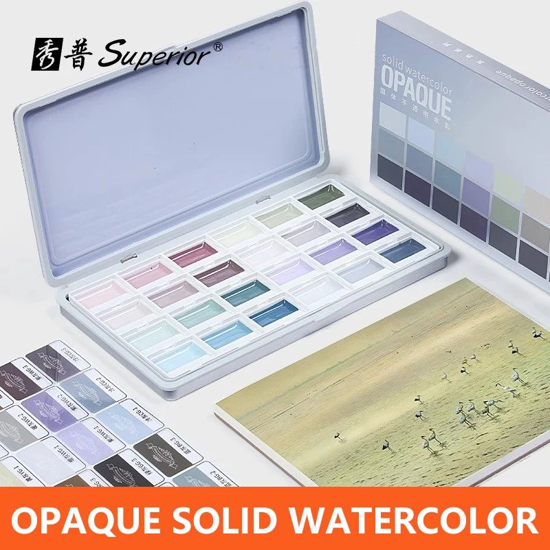 24-Color Watercolor Pigment Set