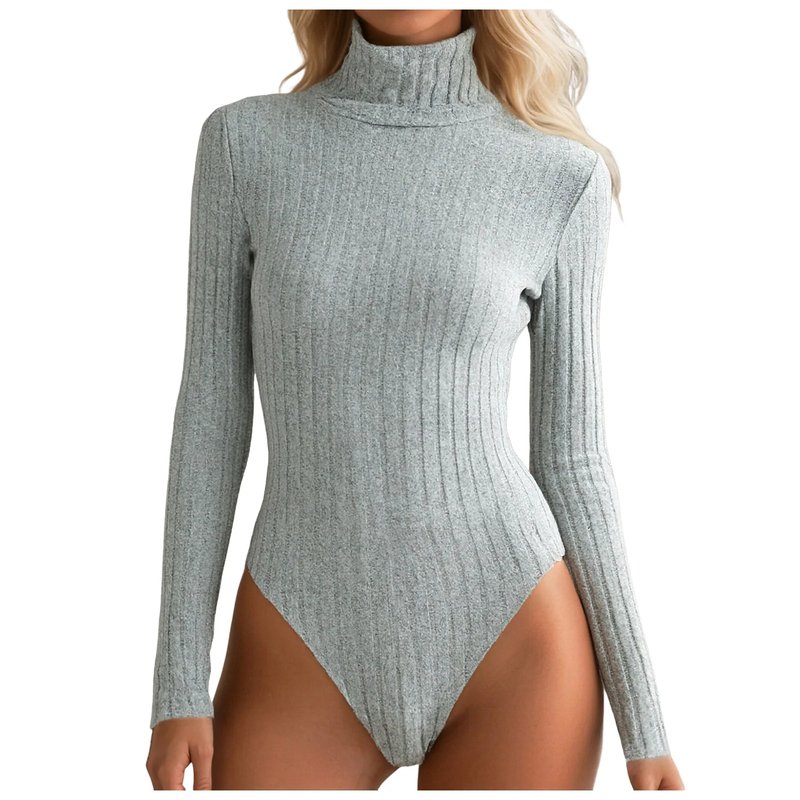 Slim Fit Turtleneck Bodysuit