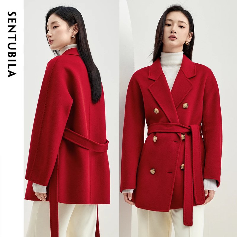 Elegant Women's Wool Winter Coat