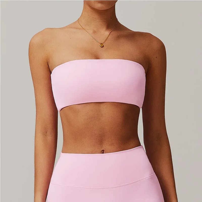 Breathable Strapless Sports Bra