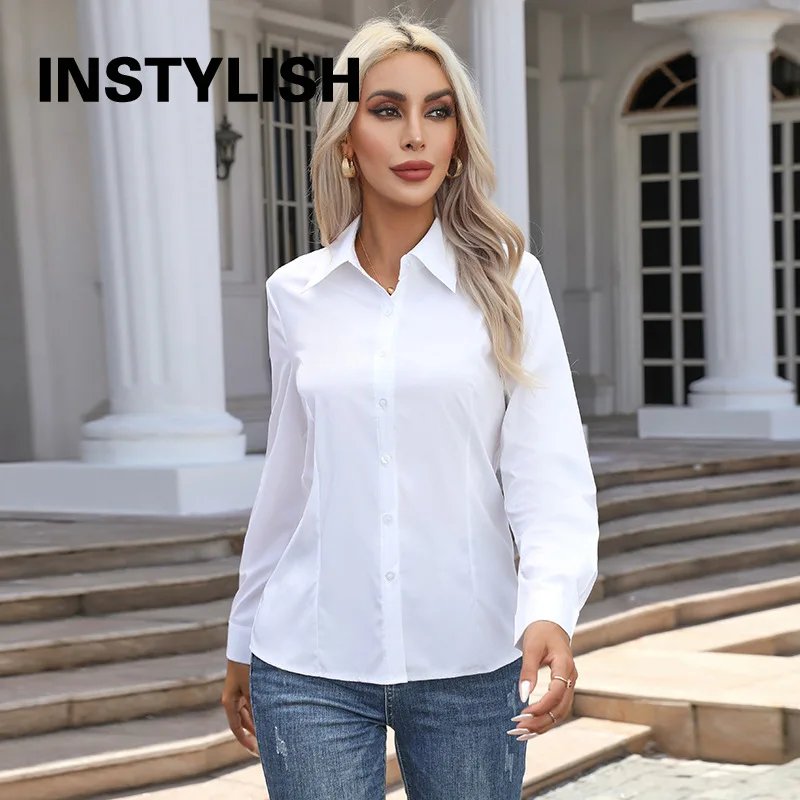 Elegant Chiffon Button-Up Blouse