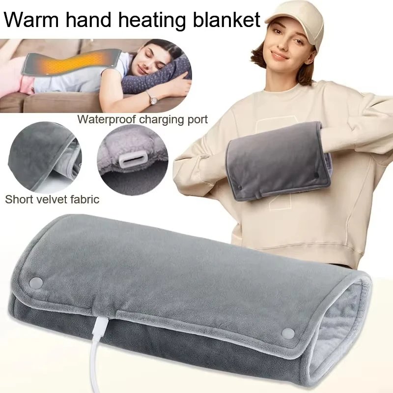 USB Hand Warmer Shawl for Winter
