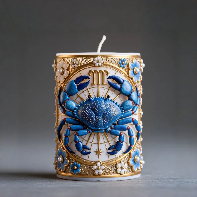 Zodiac Crab Candle Mold