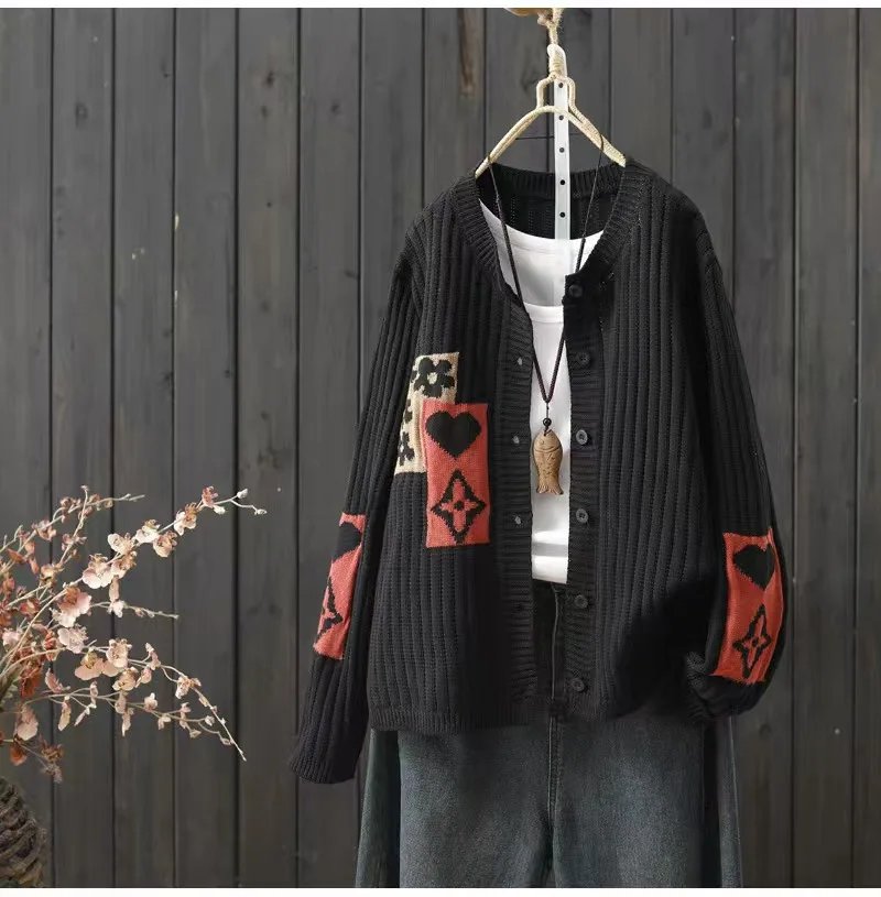 Chic Patchwork Cardigan for All Seasons