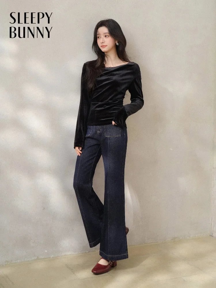 High Waist Flare Jeans for Women