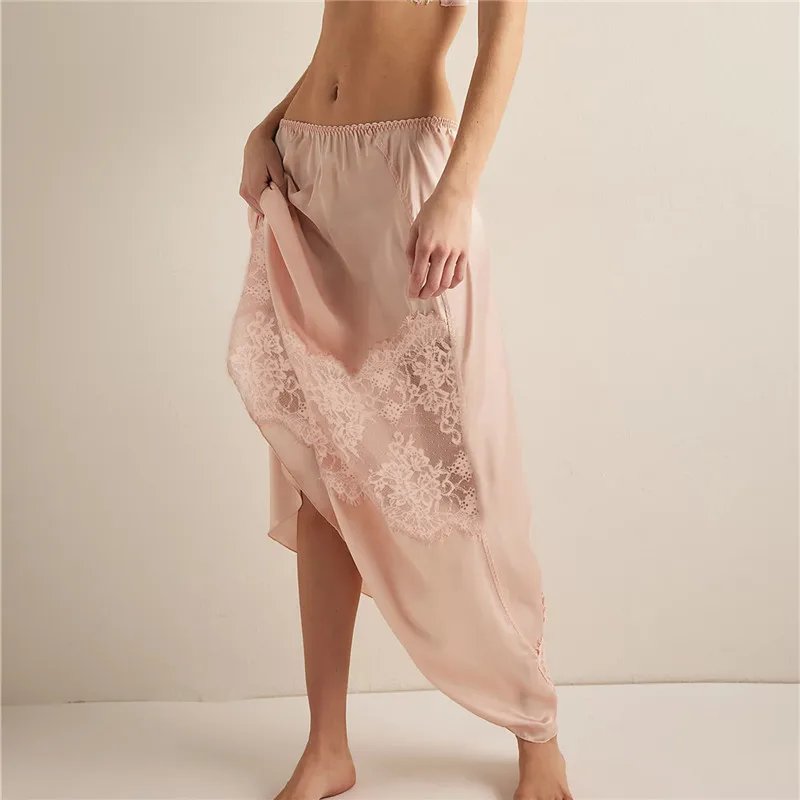 Boho Vintage Lace Maxi Skirt