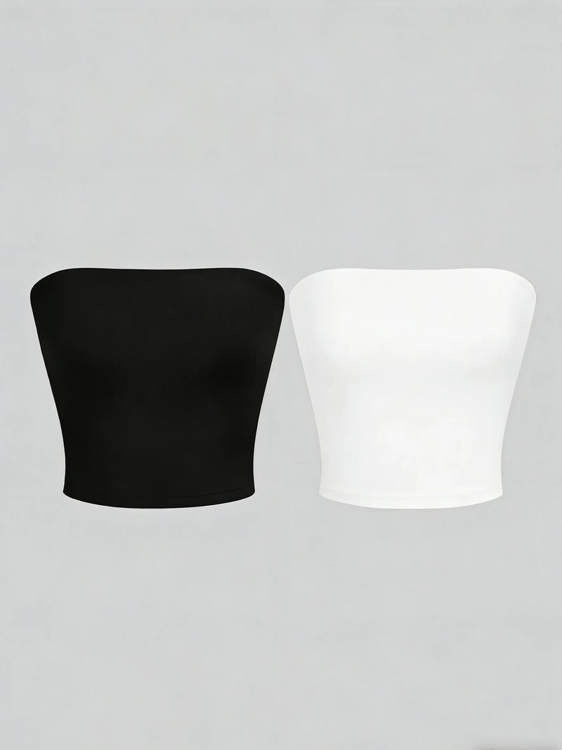Stylish Strapless Summer Blouses