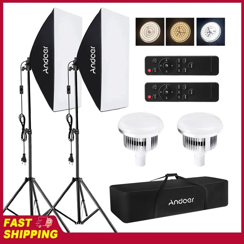 Andoer Softbox Lighting Kit