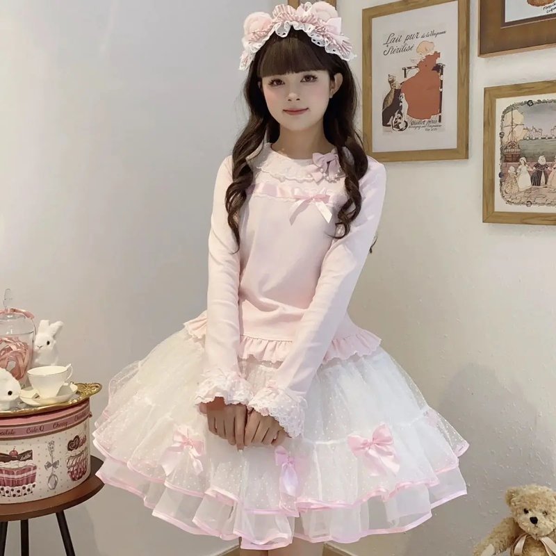 Charming White Lace Lolita Blouse