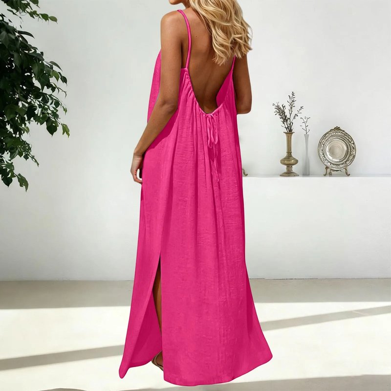 Boho Chic Sleeveless Maxi Dress