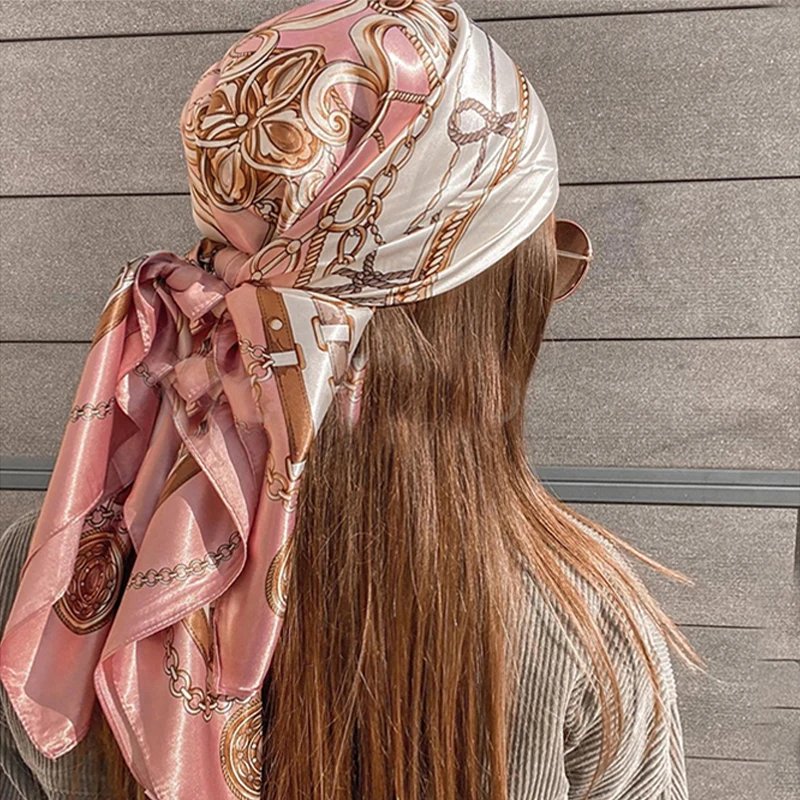 Elegant Silk Square Scarf