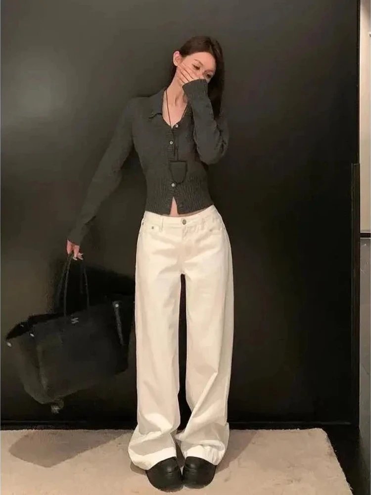 Chic High-Waisted Wide Leg Jeans
