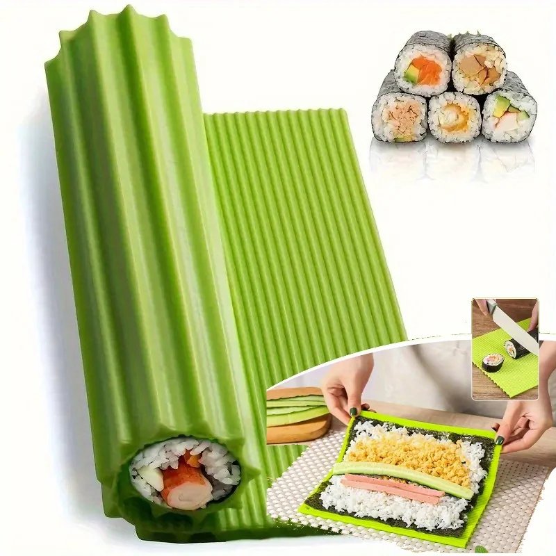 Silicone Sushi Roller Mat Set