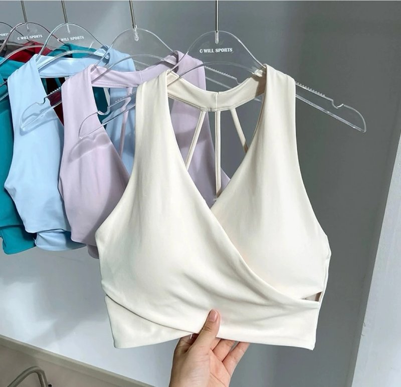 Backless Shockproof Sports Bra