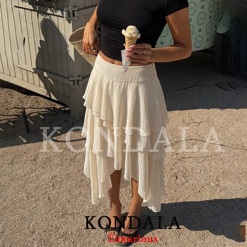 Chic Ruffled Summer Skirt