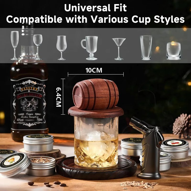 Whiskey Smoking Set for Cocktails