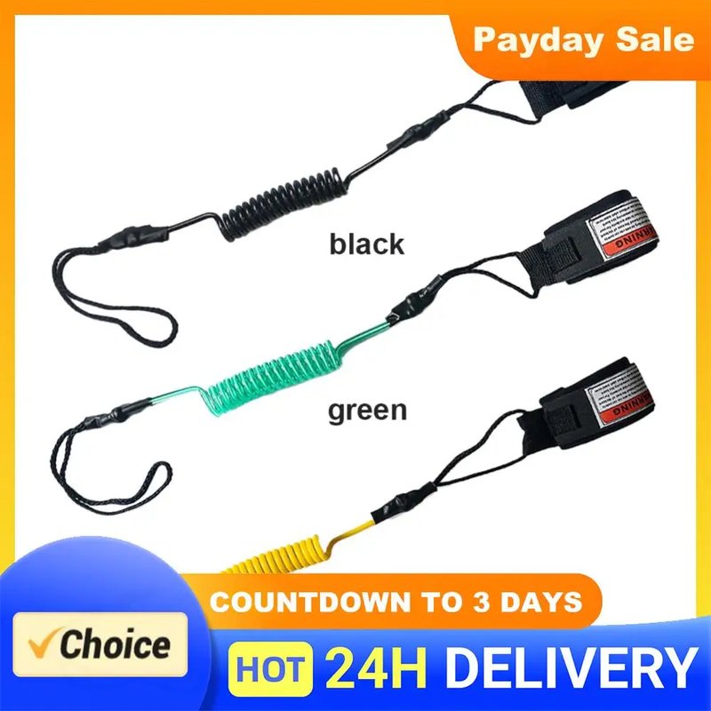 Premium Coiled Surfboard Leash