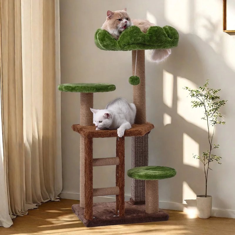 Multi-Tier Cat Tree with Scratching Post
