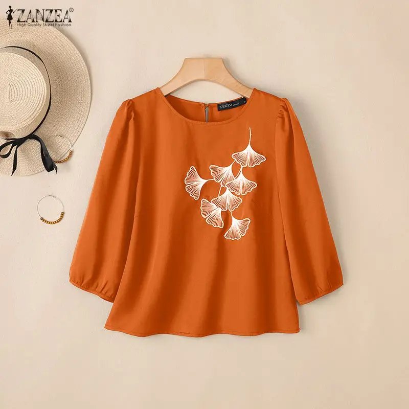 Elegant Floral Embroidered Blouse