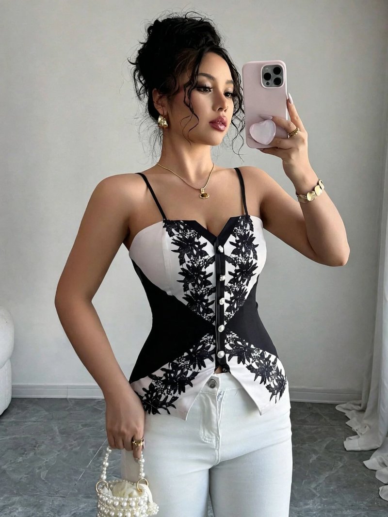 Elegant Lace Cami Top