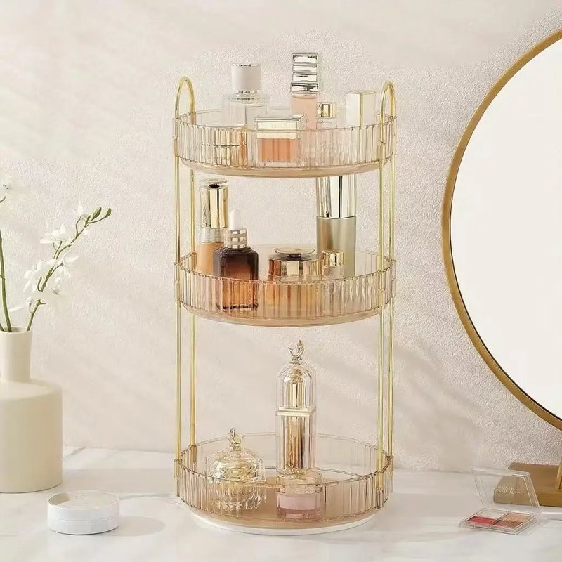 Elegant 360° Rotatable Storage Rack