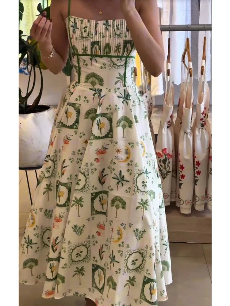 Elegant Sleeveless Midi Dress