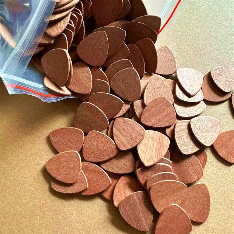 Premium Solid Wood Guitar Picks