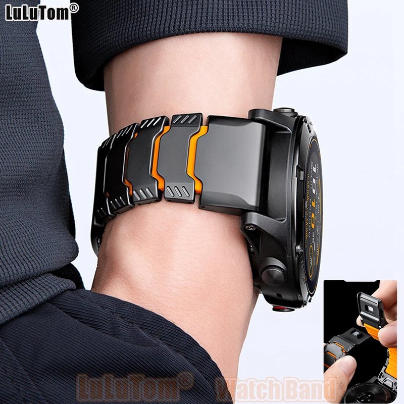 Titanium Silicone Magnetic Watch Band