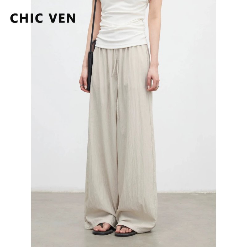 Chic Loose Fit Wide Leg Pants