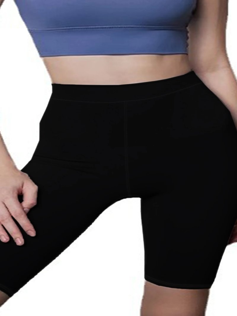 Slimming Black Casual Shorts for Women