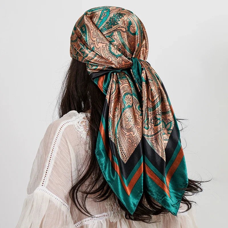 Elegant Silk Square Scarf