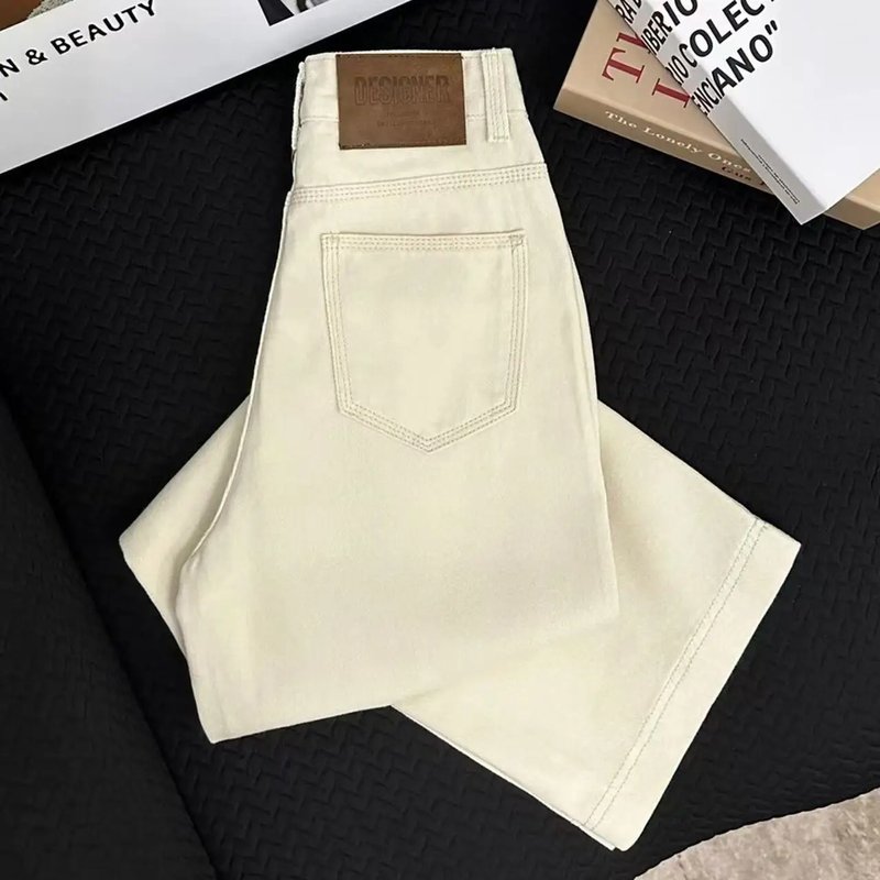 Chic High-Waisted Wide-Leg Jeans