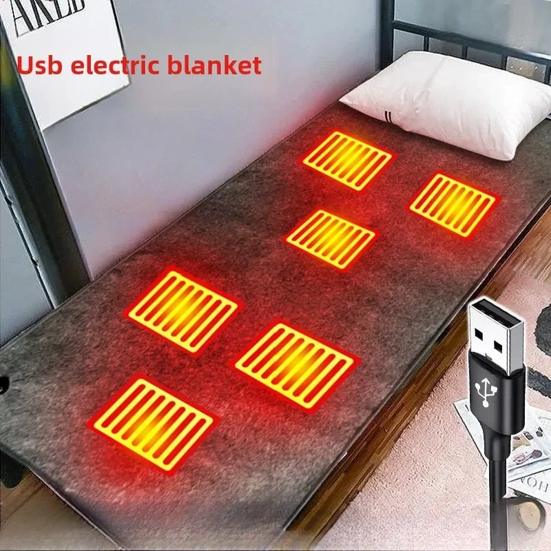 Portable Heated Plush Blanket