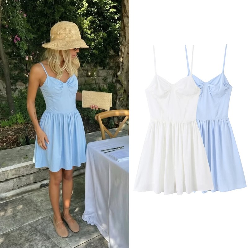Chic Summer V-Neck Slip Dress