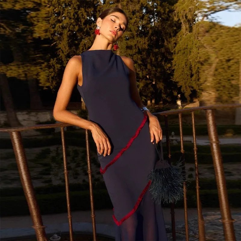 Elegant Backless Maxi Dress