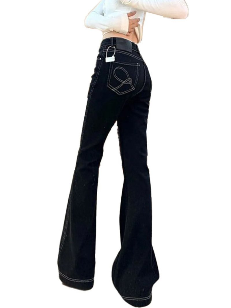 Vintage High-Waist Bootcut Jeans