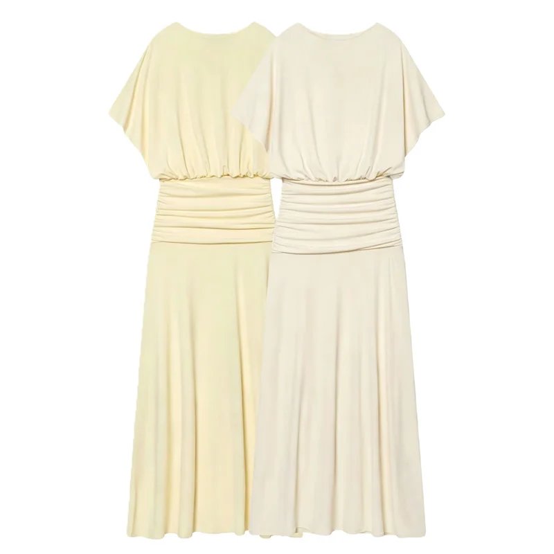 Elegant Summer Ruffle Midi Dress