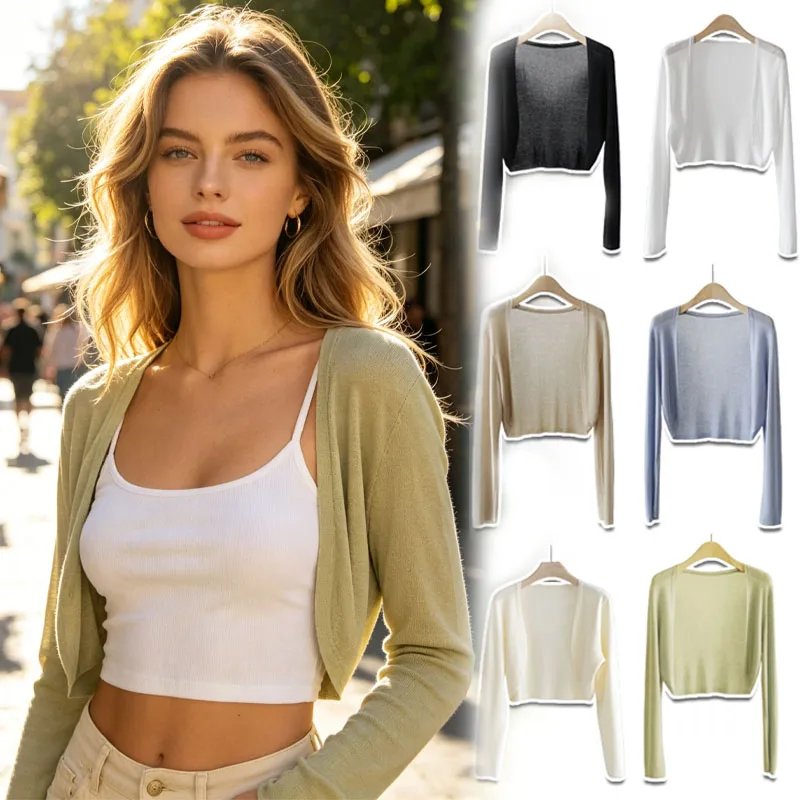 Summer Ice Silk Cardigan