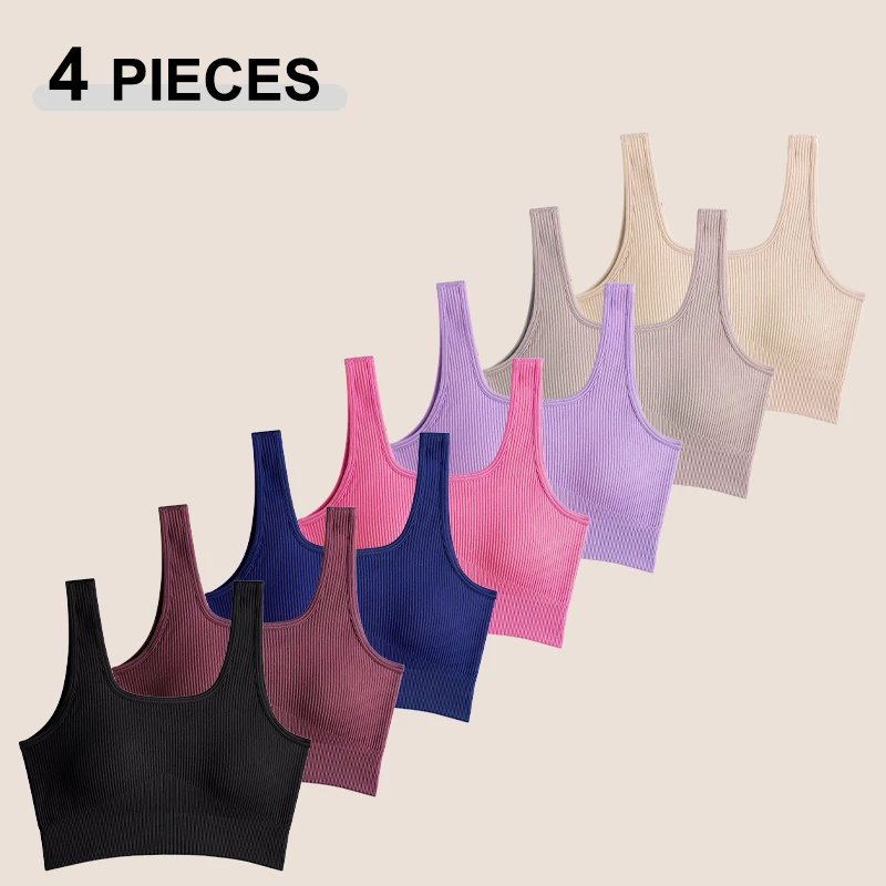 Seamless Yoga Tank Top Set